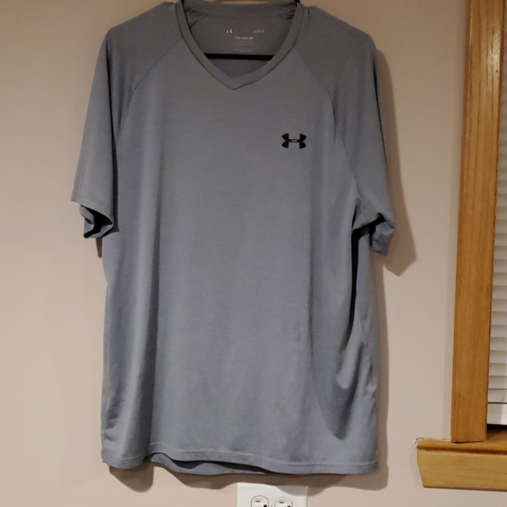 Under Armour gray shirt v neck